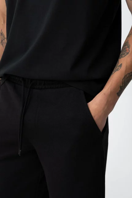 PANTALON CORTO CHANDAL NEGRO HOMBRE 10064488_000 BRUNOS TIFFOSI