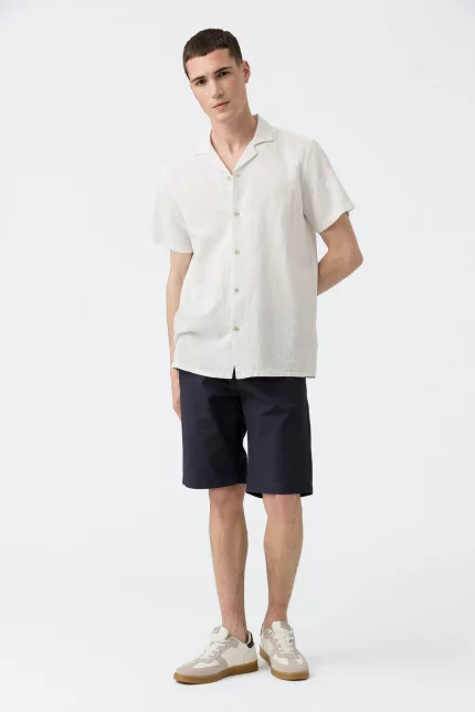 PANTALON CORTO CHINO AZUL MARINO HOMBRE TIFFOSI BRUNOS MODA 10060087