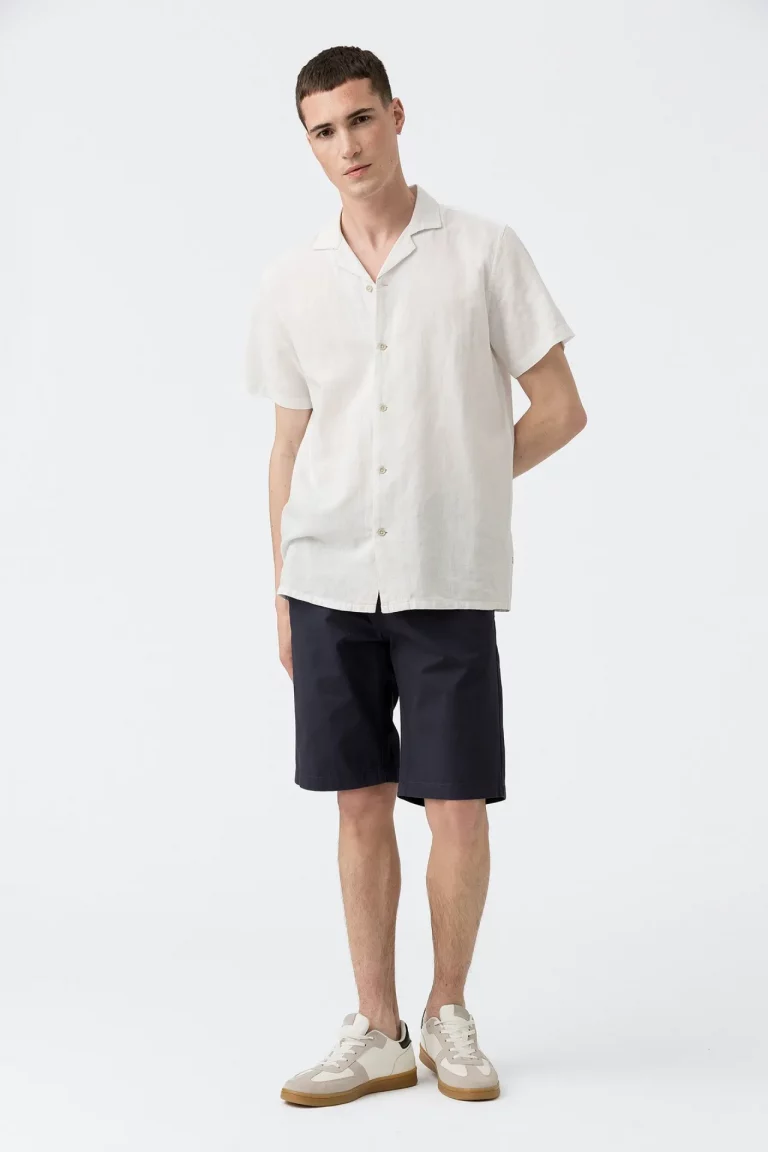 Pantalón corto chino PANTALON CORTO CHINO AZUL MARINO HOMBRE TIFFOSI BRUNOS MODA 10060087