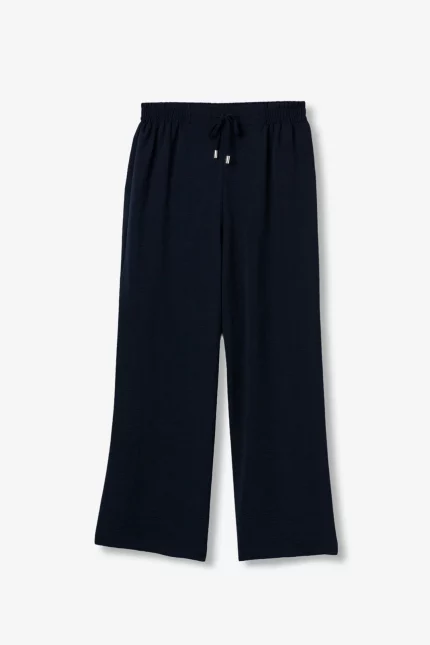 PANTALON FLUIDO MARINO WIDE MUJER 10064589_798 BRUNOS TIFFOSI