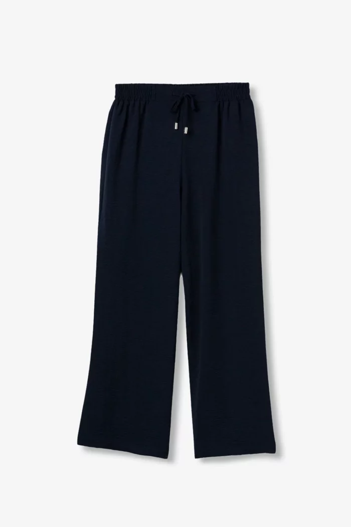 PANTALON FLUIDO MARINO WIDE MUJER 10064589_798 BRUNOS TIFFOSI