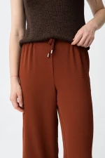 PANTALON FLUIDO ROJO WIDE MUJER 10064589_519 BRUNOS TIFFOSI