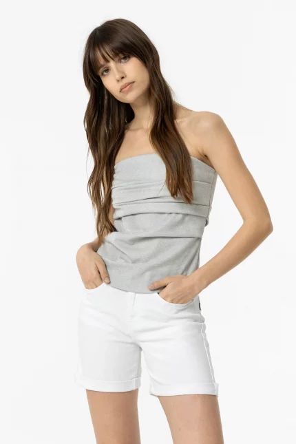 SHORT BLANCO MUJER 10065029_001 BRUNOS TIFFOSI