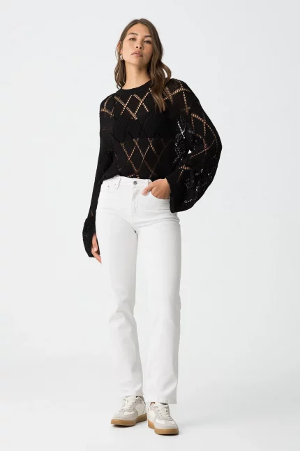 VAQUERO BLANCO RECTO MUJER 10059624_001 BRUNOS TIFFOSI