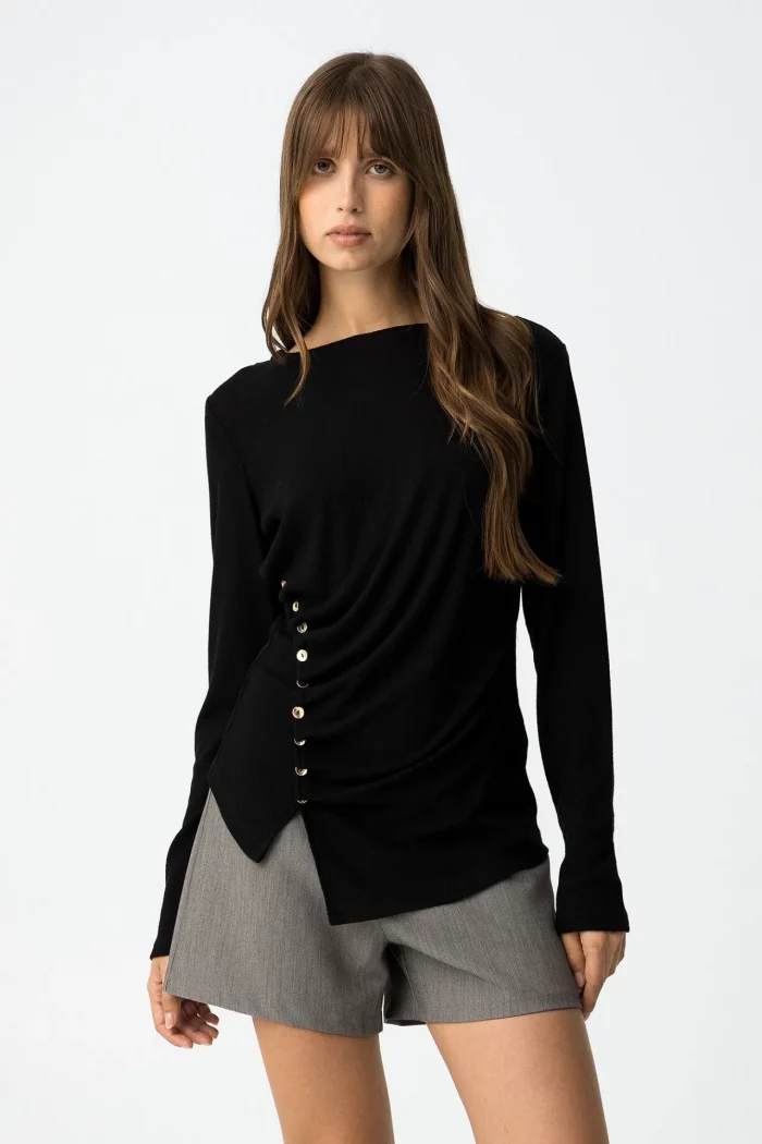 CAMISETA ASIMETRICA CANALE MUJER TIFFOSI BRUNOS MODA 10061701