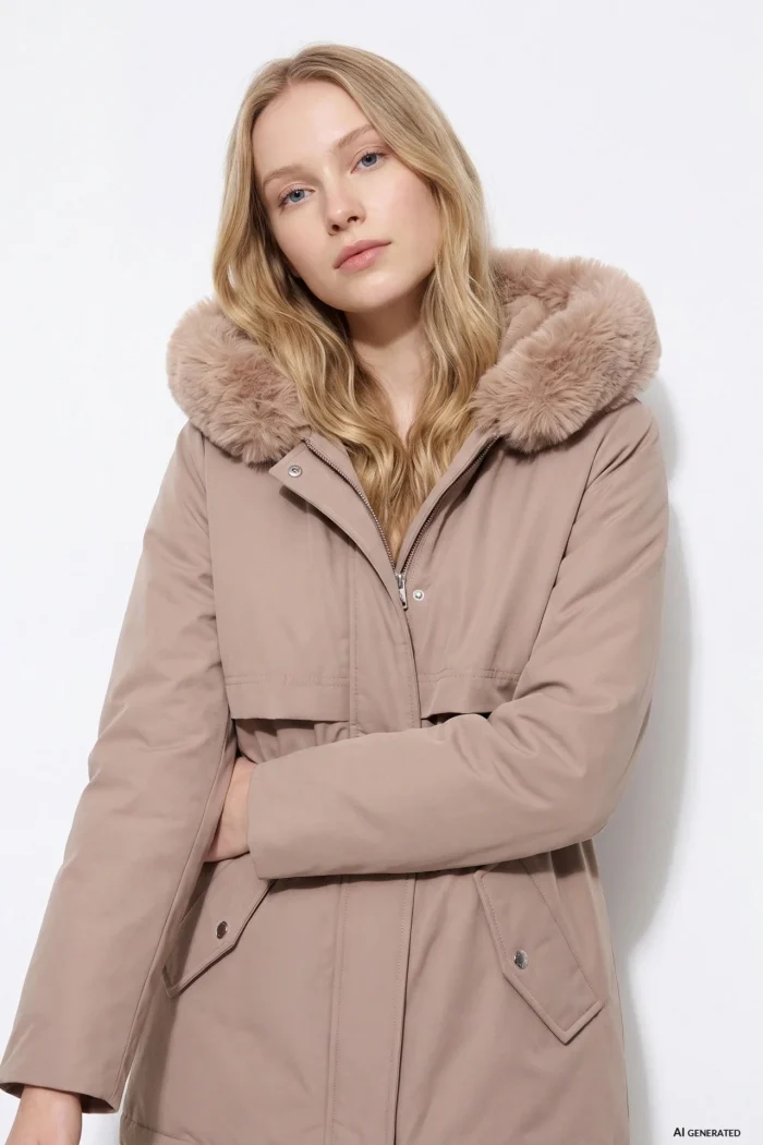 ABRIGO ACOLCHADO BEIGE 1006778 TIFFOSI BRUNOS (3) ABRIGO ACOLCHADO BEIGE 1006778 TIFFOSI BRUNOS (3)