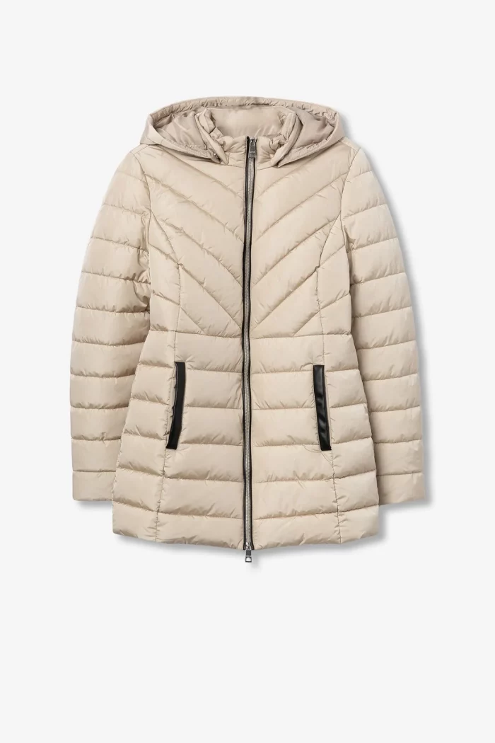 ABRIGO ACOLCHADO BEIGE CAPUCHA MUJER 10061996_134