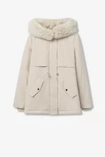 ABRIGO ACOLCHADO BEIGE MUJER 10062292