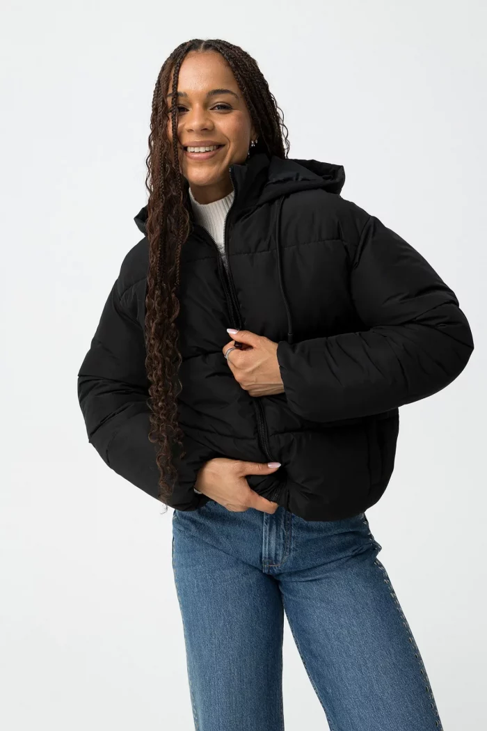 ABRIGO ACOLCHADO NEGRO CHICA 10061995_000