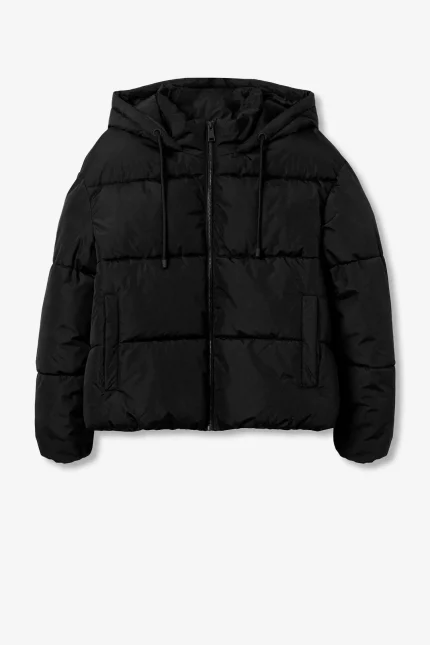 ABRIGO ACOLCHADO NEGRO CHICA 10061995 000 ABRIGO ACOLCHADO NEGRO CHICA 10061995_000