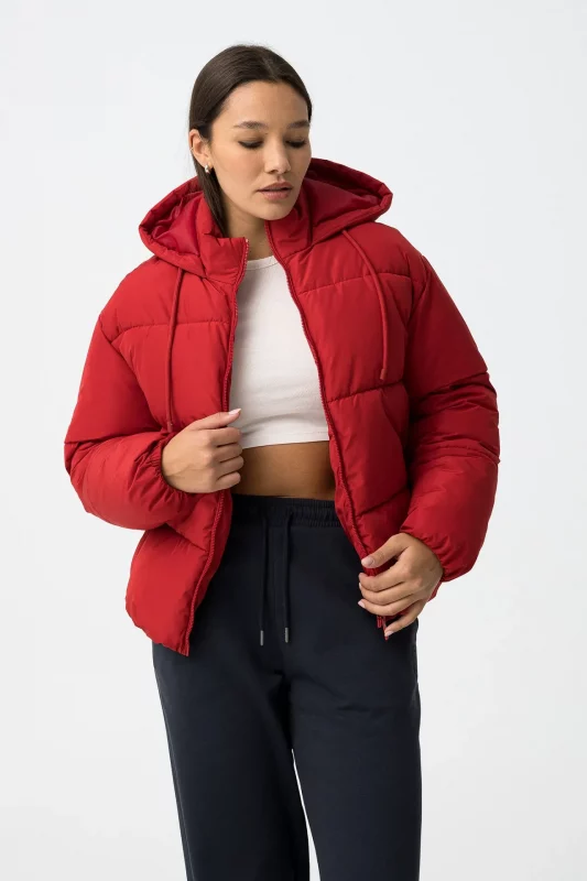ABRIGO ACOLCHADO ROJO CHICA 10061995 580 2 ABRIGO ACOLCHADO ROJO CHICA 10061995_580