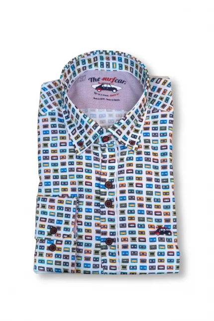 CAMISA CASSETTE BLANCA HOMBRE 252085 (1)