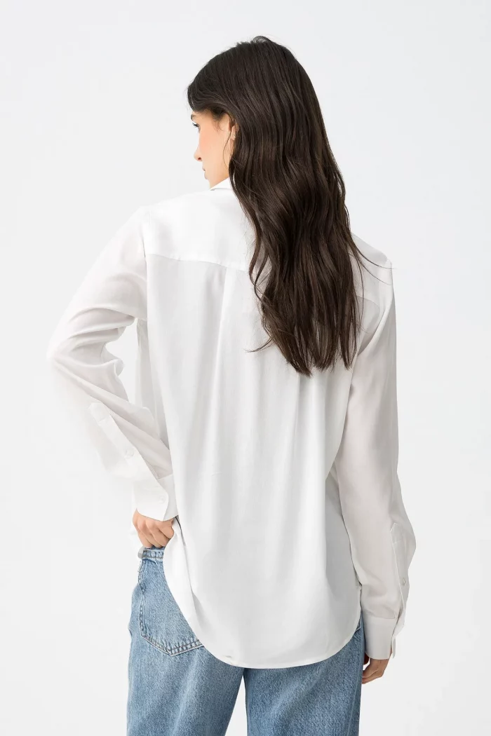 CAMISA FLUIDA BLANCA MUJER 10065216_110 BRUNOS TIFFOSI