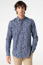 CAMISA GATOS AZUL MARINO HOMBRE 252064