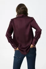 CAMISA SATINADA MORADA MUJER 10063318_536