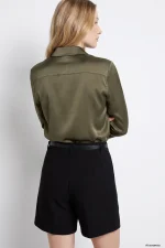 CAMISA SATINADA VERDE MUJER 10067026_829 TIFFOSI BRUNOS (2)