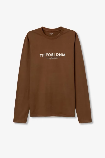 CAMISETA MANGA LARGA MARRON HOMBRE 10061804 270 CAMISETA MANGA LARGA MARRÓN HOMBRE 10061804_270