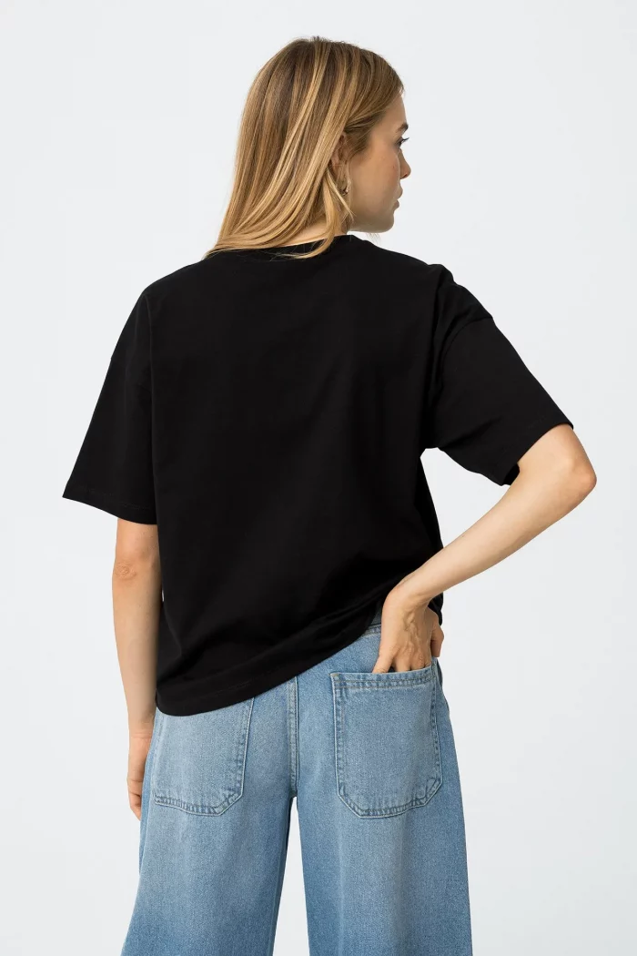 CAMISETA LAZO NEGRA BAMBI CHICA TIFFOSI BRUNOS MODA 10061895_000