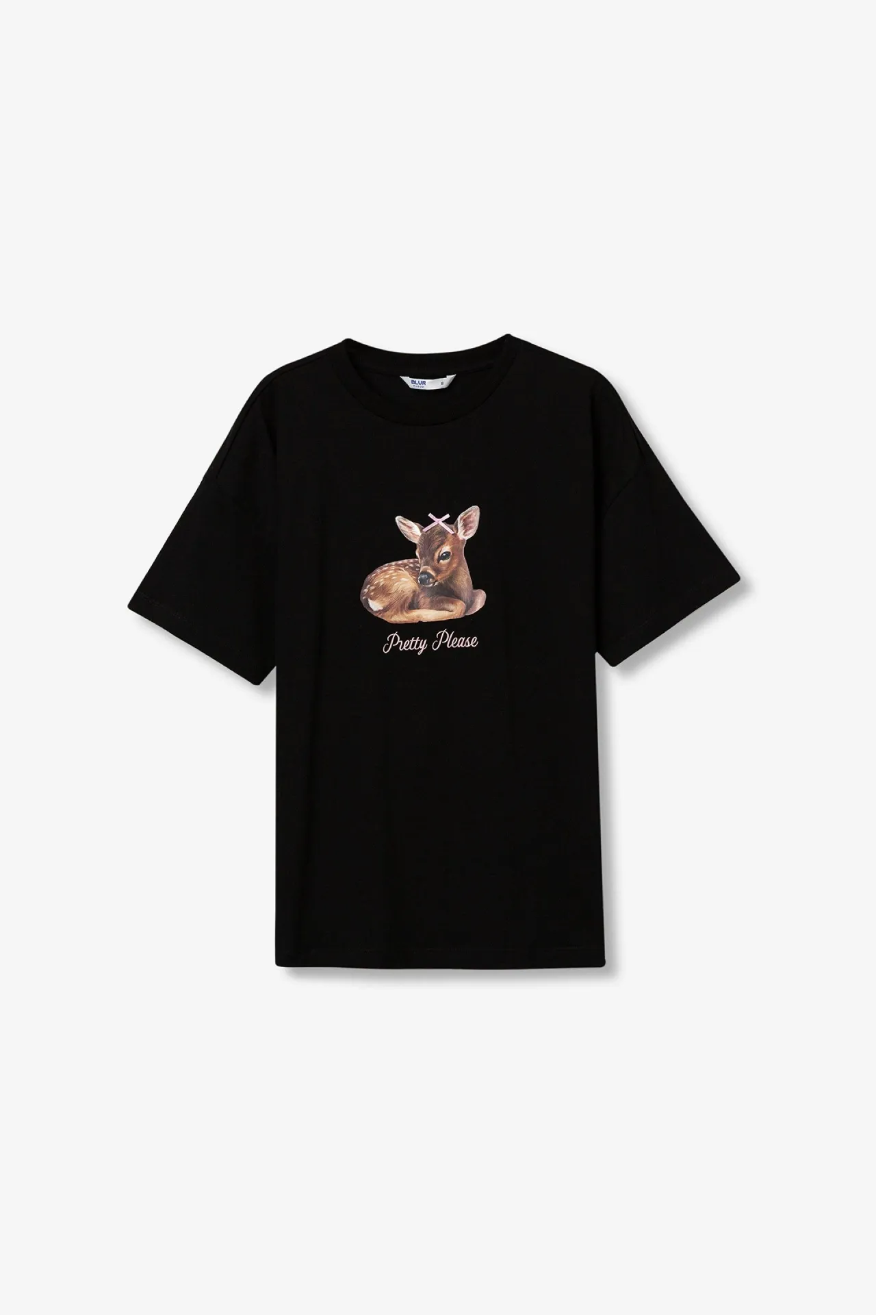 CAMISETA LAZO NEGRA BAMBI CHICA TIFFOSI BRUNOS MODA 10061895_000