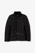 CHAQUETA ACOLCHADA NEGRA MUJER 10067759 TIFFOSI BRUNOS (1)