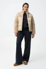 CHAQUETA PELUCHE BEIGE MUJER 10062269