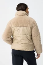 CHAQUETA PELUCHE BEIGE MUJER 10062269
