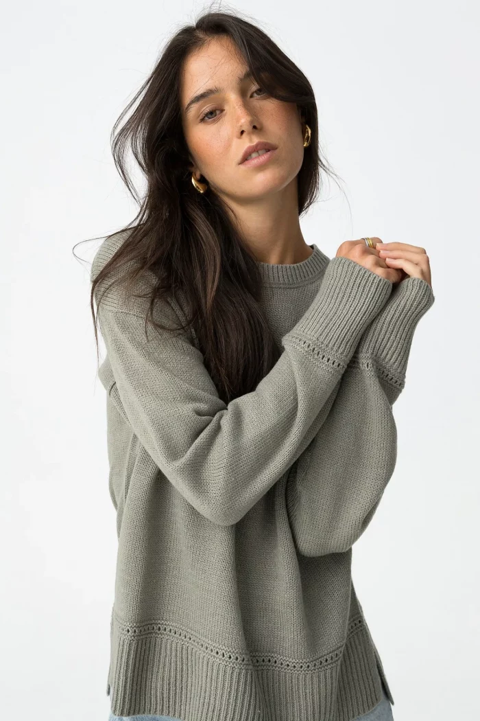 JERSEY de PUNTO mujer VERDE 10061632_820