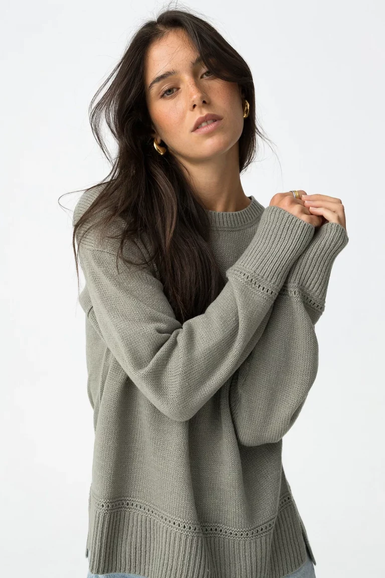 JERSEY de PUNTO mujer VERDE 10061632_820