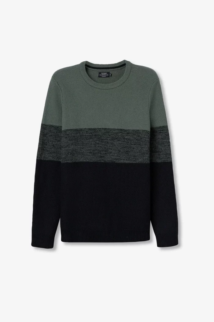 JERSEY TRICOLOR VERDE HOMBRE 10062192