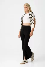 LEGGINGS FLARE NEGRO MUJER 10061592