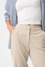 PANTALON CHINO VESTIR MUJER BEIGE 10061972_134