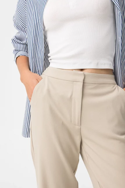 PANTALON CHINO VESTIR MUJER BEIGE 10061972 134 1 PANTALON CHINO VESTIR MUJER BEIGE 10061972_134