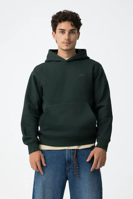 SUDADERA CON CAPUCHA VERDE CHICO 10061839 894 1 SUDADERA CON CAPUCHA VERDE CHICO 10061839_894