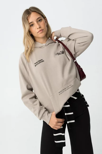 SUDADERA OVERSIZE CHICA 10062132