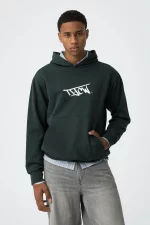 SUDADERA TYCW CON CAPUCHA VERDE CHICO 10062909_894
