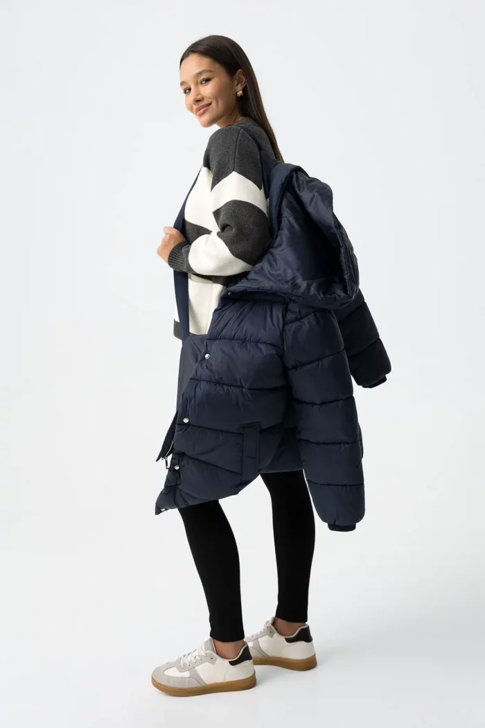 ABRIGO ACOLCHADO AZUL MUJER 10062011_798