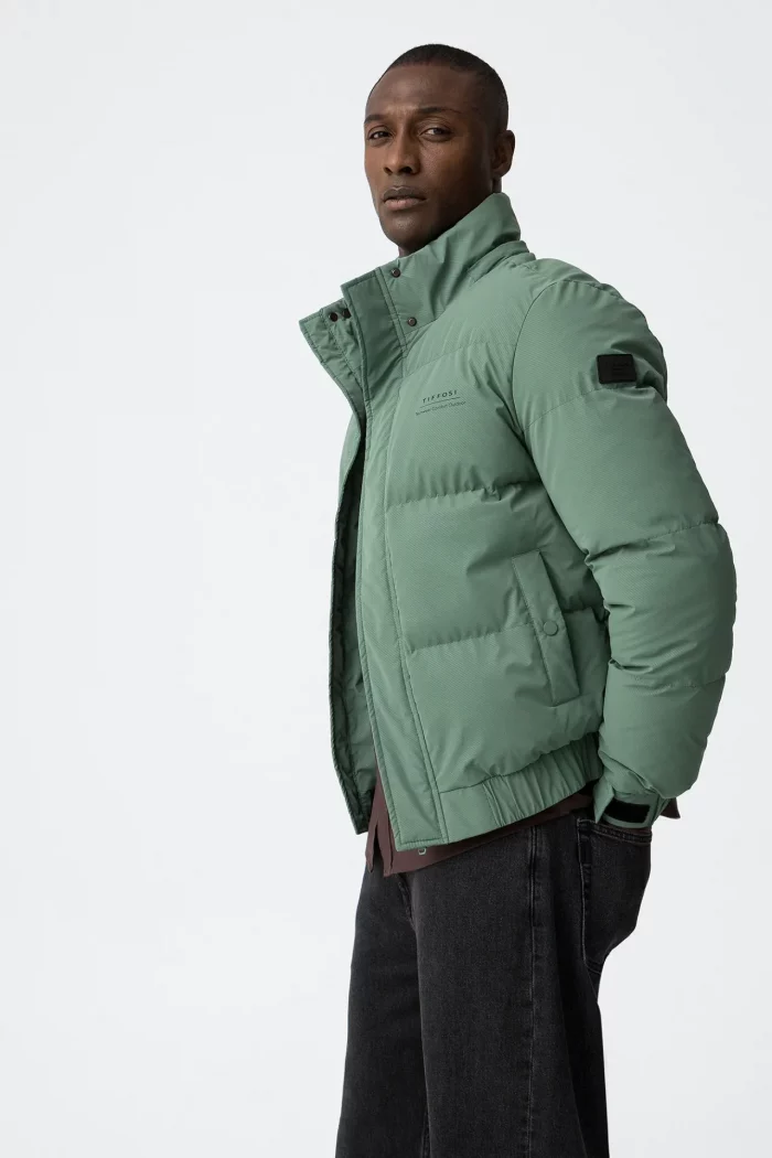 ABRIGO ACOLCHADO VERDE HOMBRE 10063178_857 (5) ABRIGO ACOLCHADO VERDE HOMBRE 10063178_857