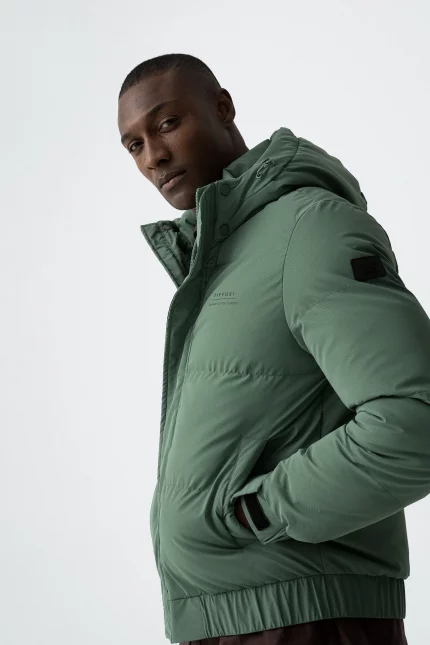 ABRIGO ACOLCHADO VERDE HOMBRE 10063178 857 8 ABRIGO ACOLCHADO VERDE HOMBRE 10063178_857