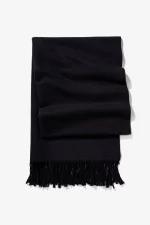 BUFANDA REVERSIBLE CON FLECOS AZUL MARINO HOMBRE 10062628 (3)