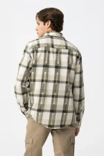 CAMISA CUADROS VERDE HOMBRE 10062476