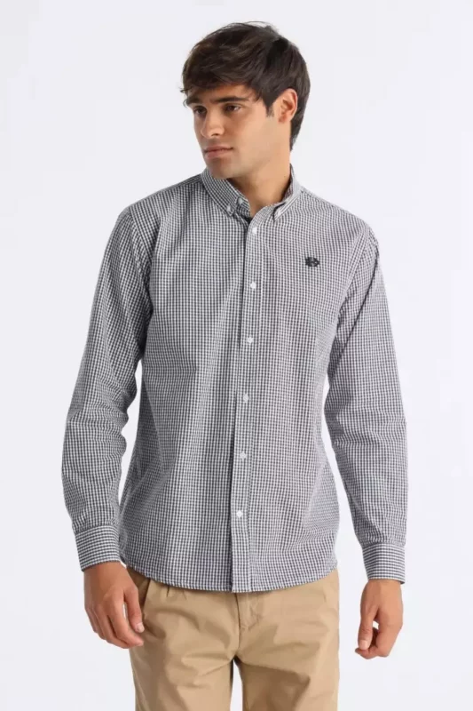 CAMISA CUADROS VICHY HOMBRE 143043