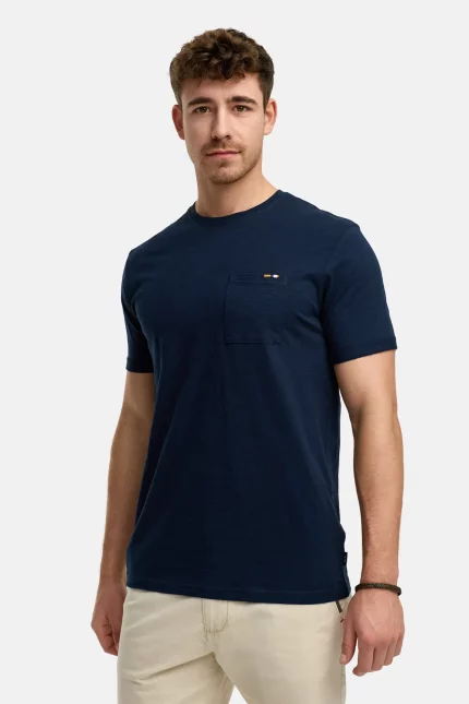 CAMISETA BOLSILLO AZUL MARINO HOMBRE INDICODE 41 104 400 3 CAMISETA BOLSILLO AZUL MARINO HOMBRE INDICODE 41-104_400