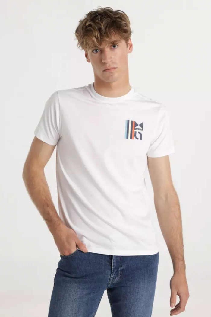 CAMISETA LOGO GEOMETRICO HOMBRE 143739