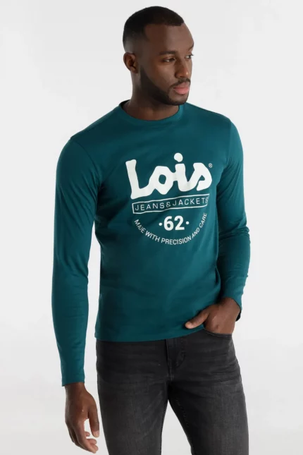 CAMISETA LOIS JEANS VERDE HOMBRE 143275
