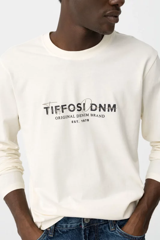 CAMISETA MANGA LARGA BLANCA HOMBRE 10061804_101