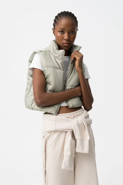 CHALECO ACOLCHADO VERDE CHICA 10062698_820