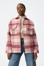 CHAQUETA CUADROS ROSAS CHICA 10062710_241