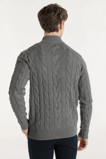 CHAQUETA OCHOS GRIS HOMBRE 143127 1 CHAQUETA OCHOS GRIS HOMBRE 143127 (2)