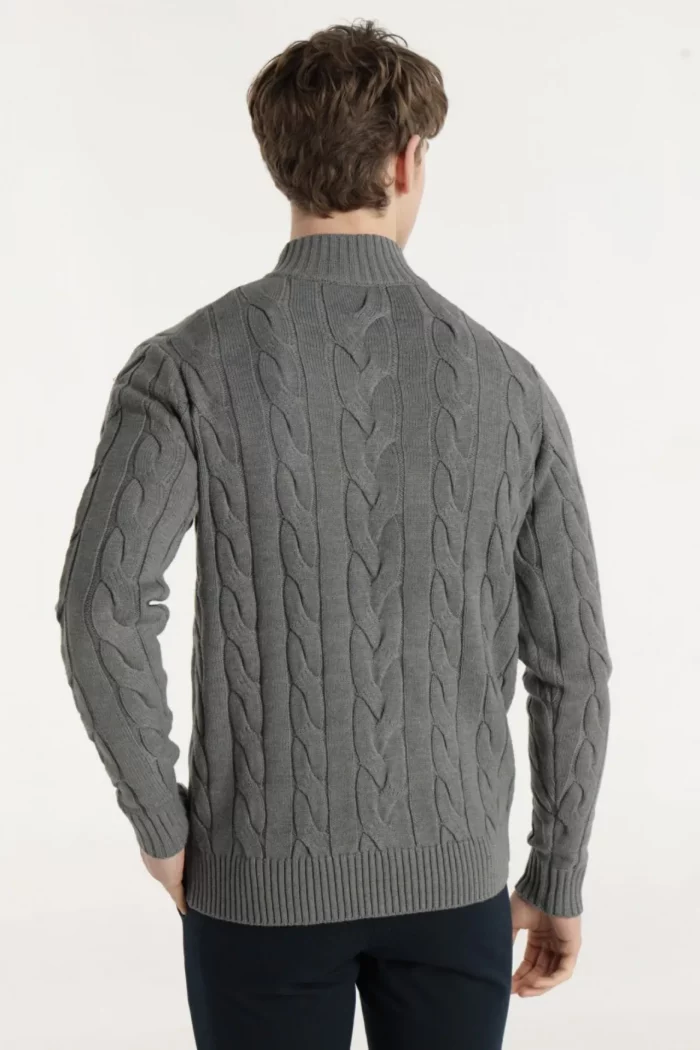 CHAQUETA OCHOS GRIS HOMBRE 143127 (1) CHAQUETA OCHOS GRIS HOMBRE 143127 (2)