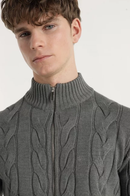 CHAQUETA OCHOS GRIS HOMBRE 143127 (2)